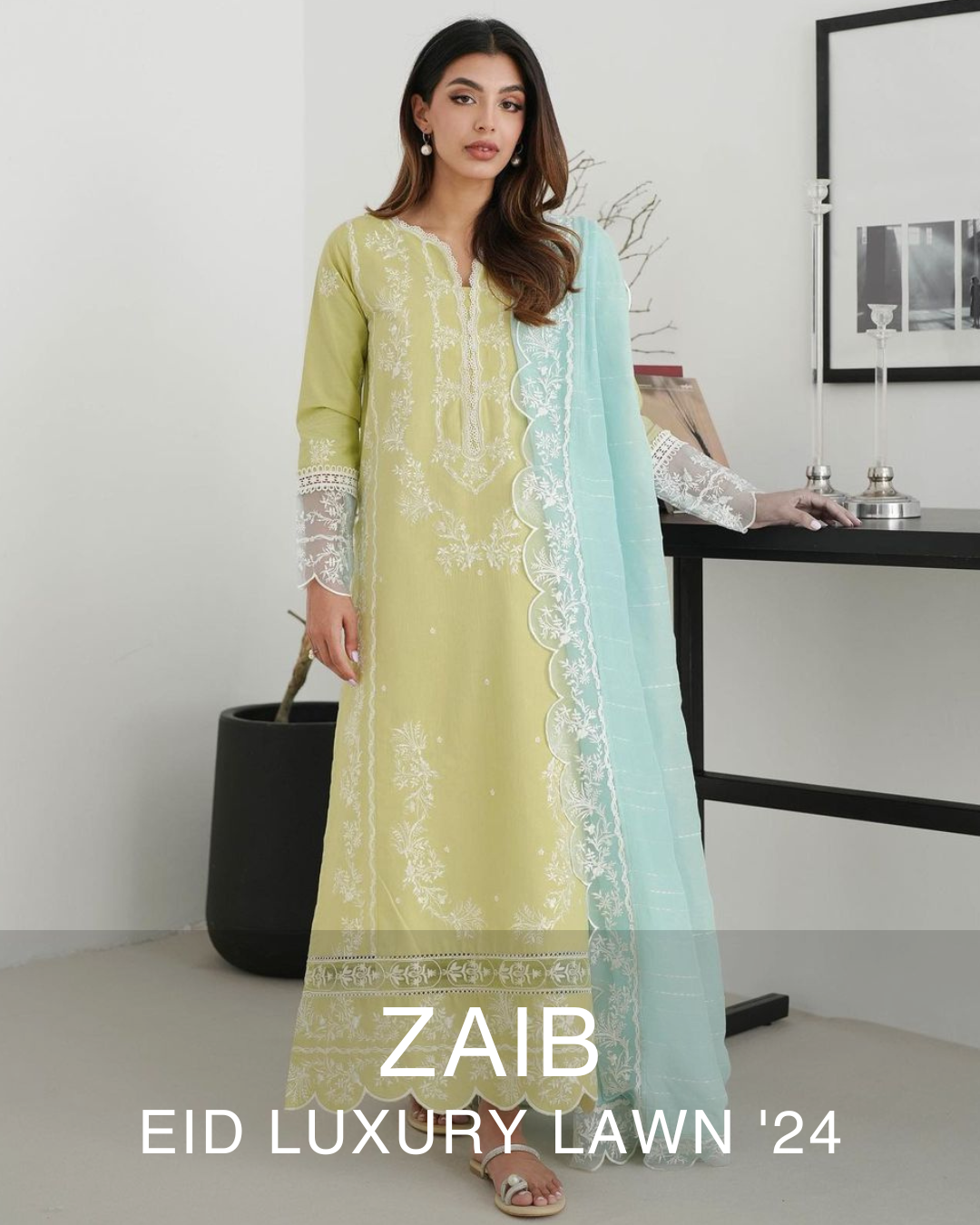 ZAIB EID LUXURY LAWN '24