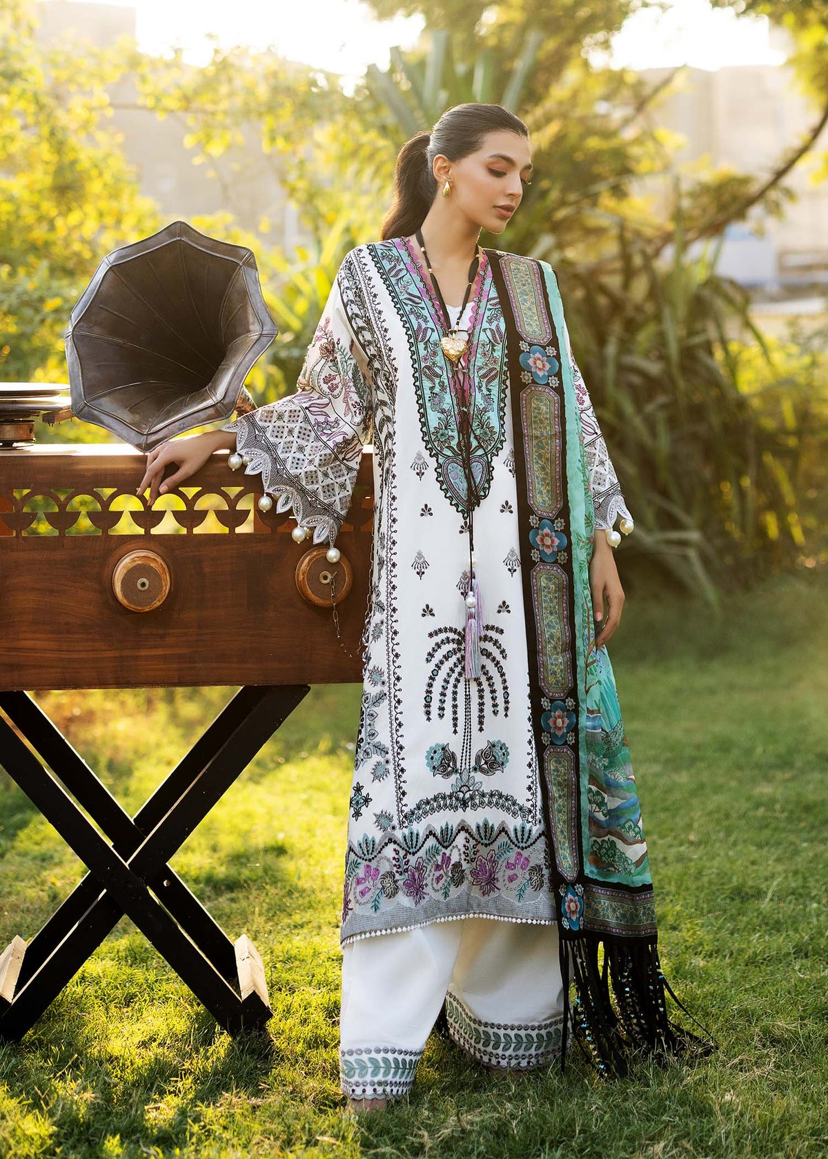 SADAF FAWAD KHAN LAWN ‘25 - PALM ISLAND B