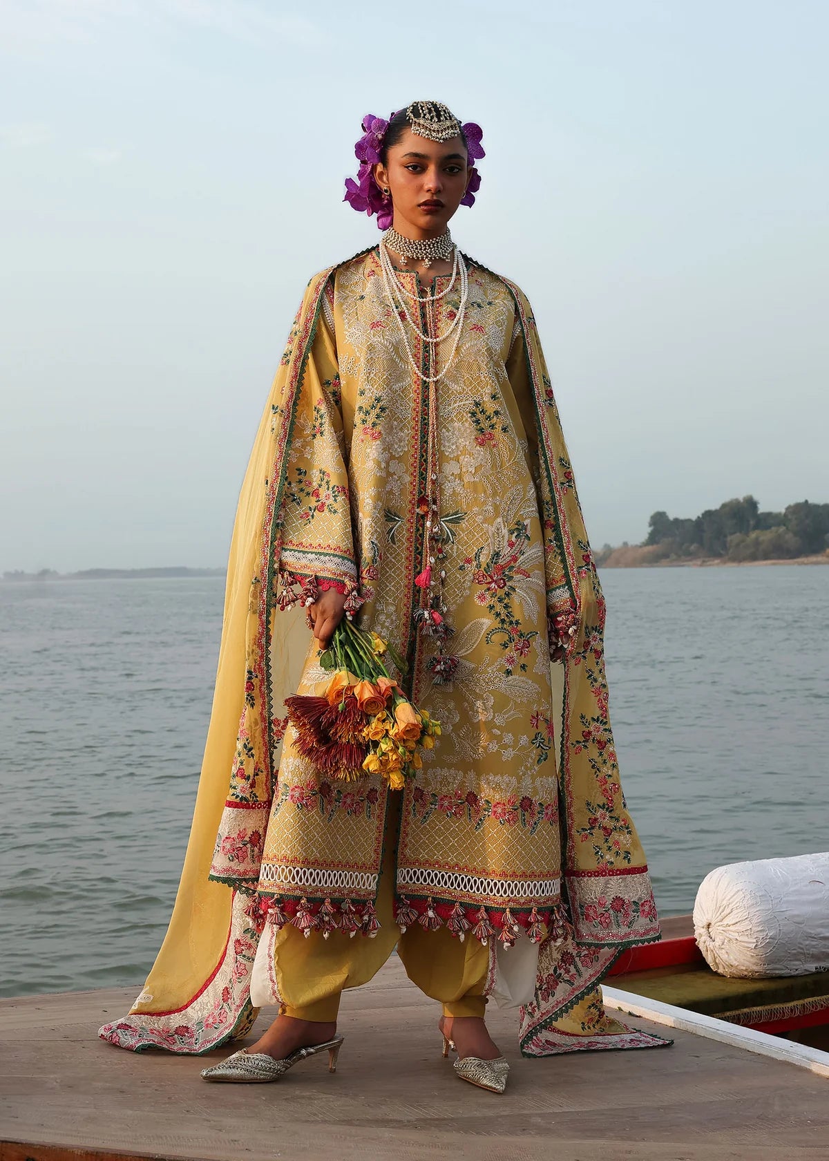 HUSSAIN REHAR LAWN '26 - OCHRE
