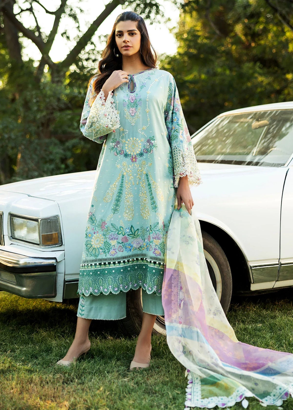 SADAF FAWAD KHAN LAWN ‘25 - MID SUMMER EVENING A