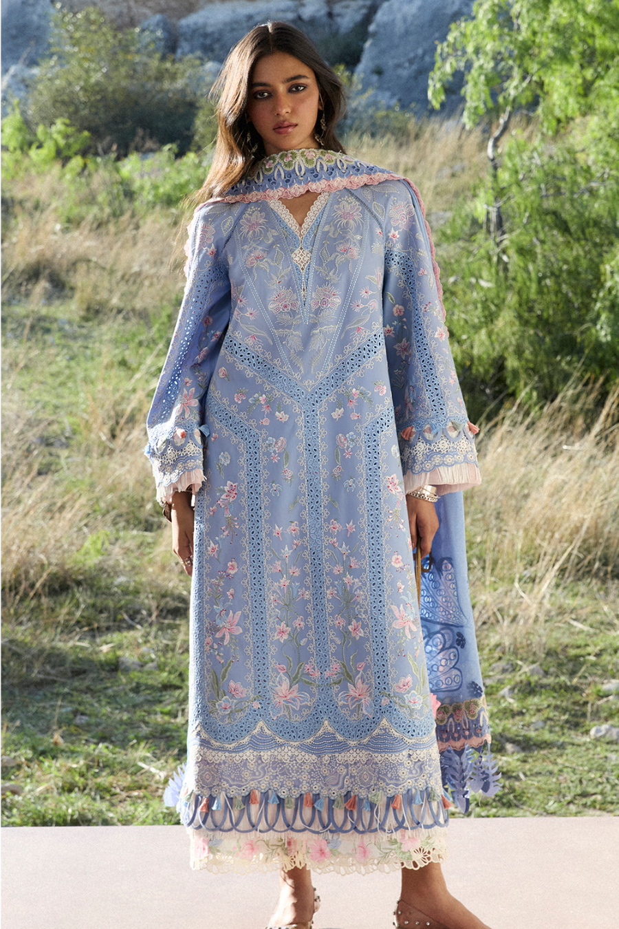 strapless open back dress Suffuse
